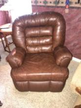 Leather like recliner