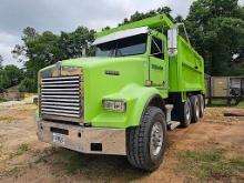 1995 Kenworth T800 Tri-axle Dump Truck, s/n 1XKDA68X3SS682063: Green
