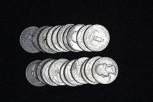 Group of 20 - Washington Silver Quarters