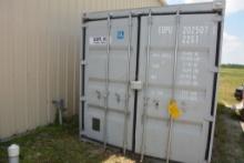 Double Door 20' Shipping Container (1173 cu. ft.) w/Breaker Boxes, Light System, and Electric Basebo