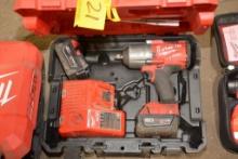 Milwaukee M18 1/2" Impact w/2 Batteries, Charger and Case