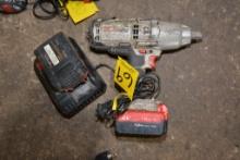 Porter Cable 1/2" 20v Impact w/2 Batteries and Charger