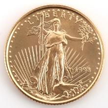 1998 1/10TH AMERICAN GOLD EAGLE GOLD COIN