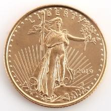 2019 1/10TH OZ GOLD AMERICAN EAGLE COIN