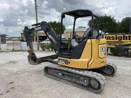 2016 John Deere 50g Excavator R/k