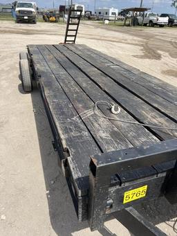 22ft Bumper Pull Haul Trailer W/reg