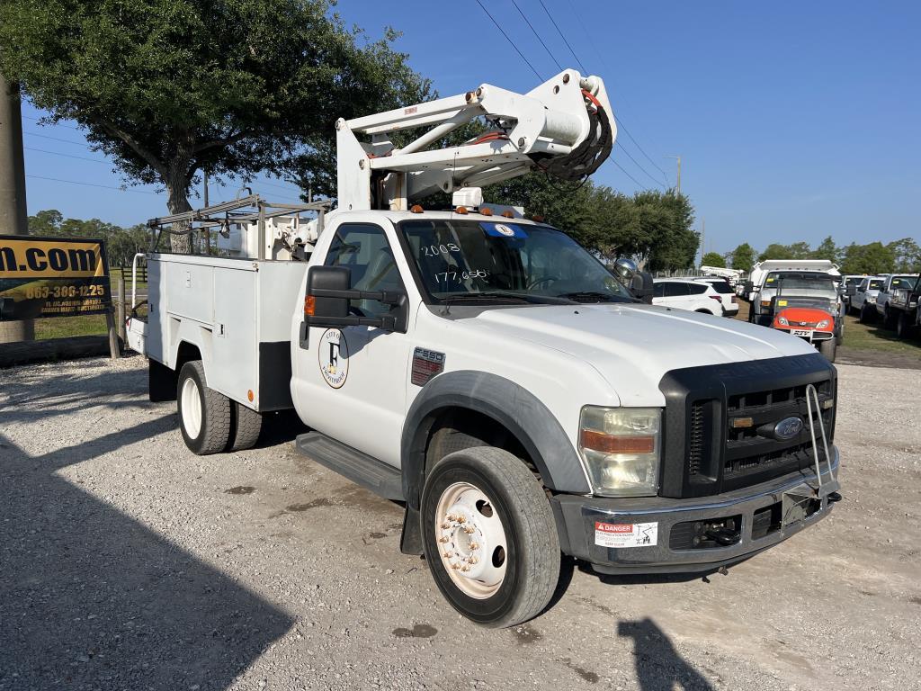 2008 Ford F-550xl Diesel Bucket Truck W/t R/k