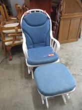 GLIDER ROCKER AND OTTOMAN