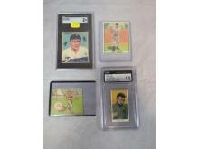 Prewar lot of 4: Trosky, Brandt, Jennings, Cone (2 are graded)