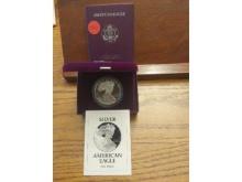 1993 SILVER EAGLE IN BOX PROOF