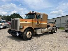 2001 Peterbilt 389 showing 93,655 mi / runs