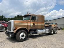 1998 Peterbilt showing 301,053 mi / runs