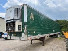 1998 Utility 53' van trailer w/ Reefer & large gel tank