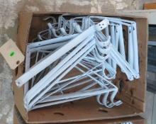 Closet Rod & Shelf Brackets, Lot of 23