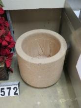 Concrete Planter, 18.5" Round x17" High