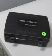 digital photo  tachometer model DT2234c uses (3)  AA batteries