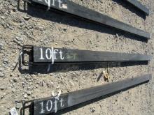 2091 10' PALLET FORK EXT S/N:B27216