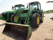 4903 7330 JOHN DEERE PREMIUM C/A MFD W/740 JD LOADER 480/80R42 2008 MODEL 4821 HRS 4821 S/N:RW733...