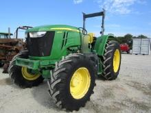 4950 6105E JOHN DEERE 2 POST MFD 18.4X34 8539HRS ''SALVAGE ENGINE HAS A MISS'' 8539 S/N:1P06105EC...