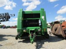 9525 569 JOHN DEERE ROUND BALER W/540 PTO & MON 16521BALES 16521 S/N:1E00569DCHH433476