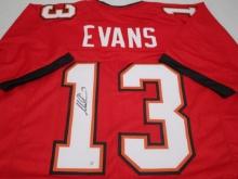 Mike Evans of the Tampa Bay Buccaneers signed autographed football jersey PAAS COA 923