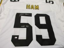 Jack Ham of the Pittsburgh Steelers signed autographed football jersey PAAS COA 578