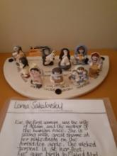 Lorna Sakalovsky -ceramic Doll Set