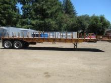 1974 TMO 42' TANDEM AXLE FLAT DECK TRAILER