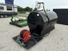 500-gallon fuel tank w/ pump and hose reel; Wilson Closeout 217-620-9660