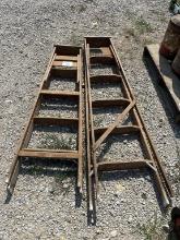 Wooden Ladders (2) 5ft and 6 Ft