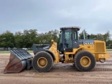 2013 JOHN DEERE 524K RUBBER TIRE LOADER