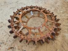 ANTIQUE CRAWLER WHEEL