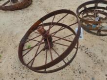 ANTIQUE SPOKE WHEELS