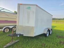 2009 CARGO SOUTH 6' X 12' V-NOSE CARGO TRAILER