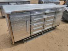 UNUSED CHERY 7' 10 DRAWERS WORK BENCH