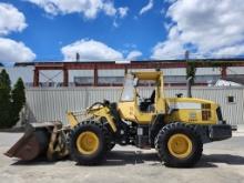 Komatsu WA250-6 4WD Wheel Loader w/ Forks & Bucket