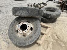 Goodyear 11R22.5 Tires On Rims