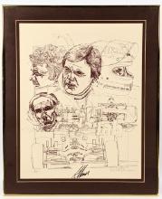 Alan Jones & Albilad Williams Print By Ron Burton