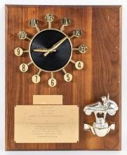 1969 Larry Dickson USAC Car Champion Clock Award