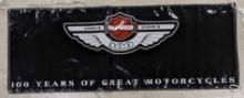 Harley-Davidson 100th Anni 8ft Plastic Banner