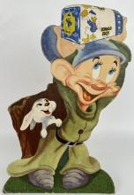 1950s Donald Duck Bread Disney Snow White Sign