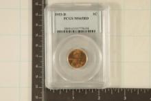 1953-D LINCOLN WHEAT CENT PCGS MS65RD