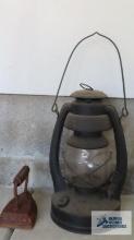 Embury air pilot lantern and antique iron
