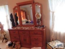 Matching dresser with mirror by American Drew Furniture Company