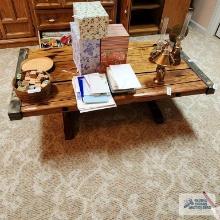 Vintage type table made from old door