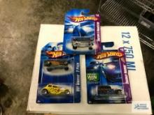 (3) HOT WHEELS. SEE PICTURES FOR TYPE AND MODELS.