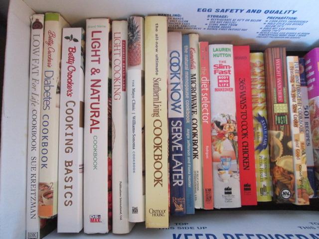 Large Collection of Cook Books-Many Celebrity Cook Books