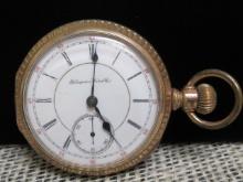 Hampden Watch Co. Gold Filled 17 Jewels Pocket Watch