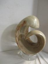 Art Deco Marble Sculpture on Acrylic Stand