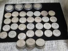 Lot of (64) 1967 Kennedy Half Dollars